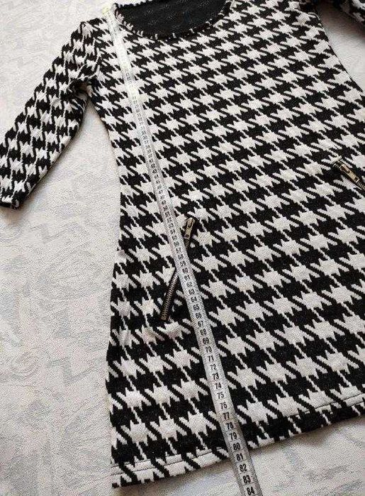 р. S/M Трикотажна сукня гусяча лапка плаття тепле