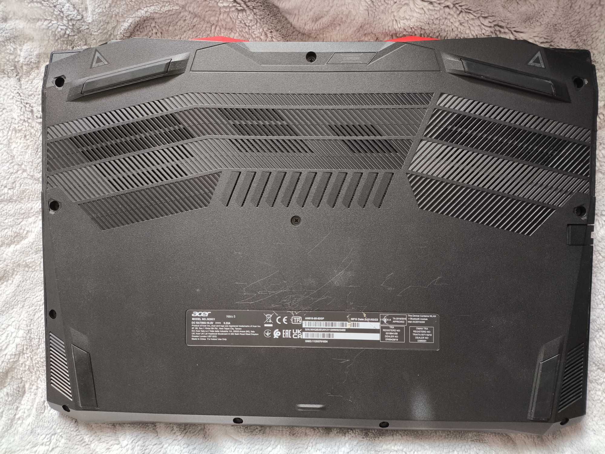 Ноутбук Acer Nitro 5 AN515-55-52GP Obsidian Black (не вмикається)