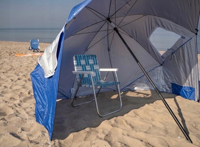 Parasol namiot ogrodowy plażowy duży 240 cm