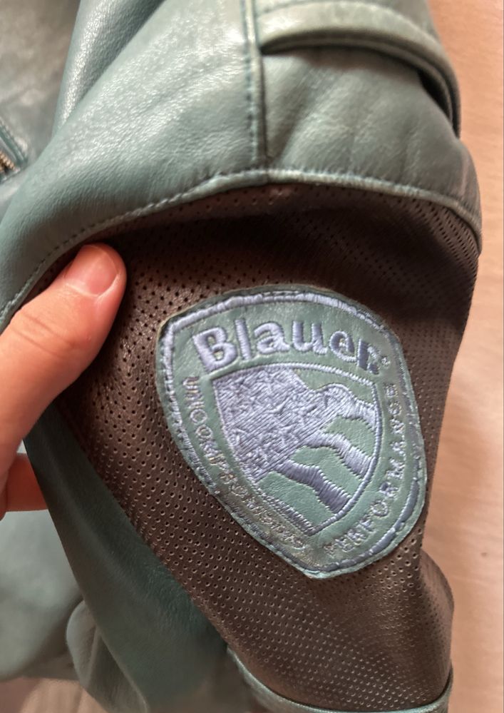 Blauer USA кожаная куртка (оригинал, новая)