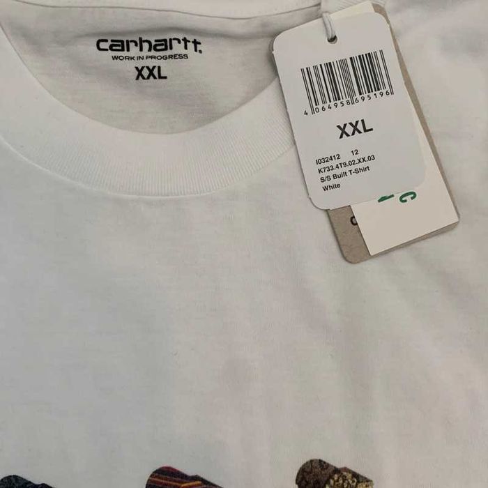 Carhartt WIP T-Shirt XXL Branco 10/10 - Algodão Orgânico