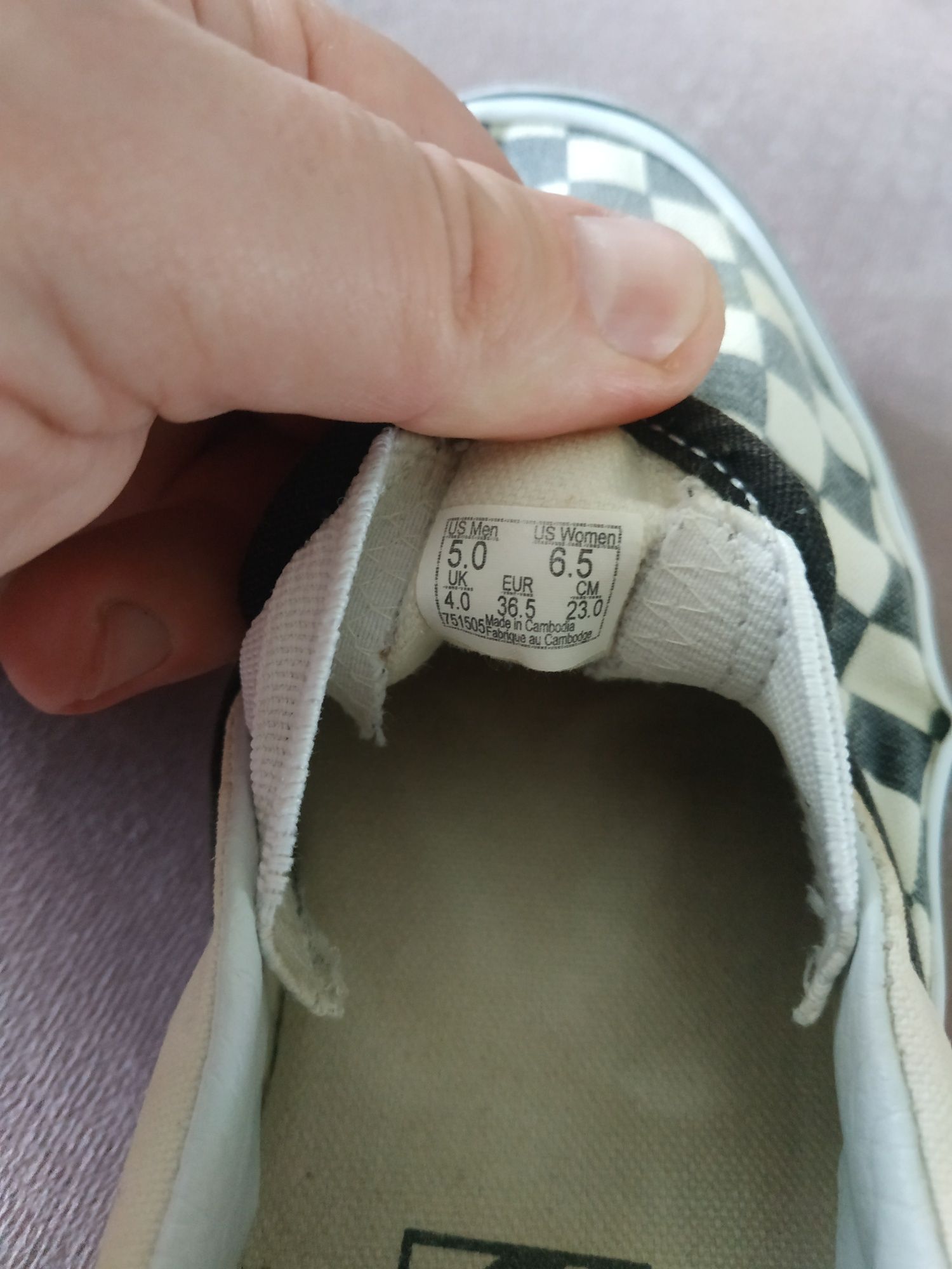 Мокасины, слипоны,Vans