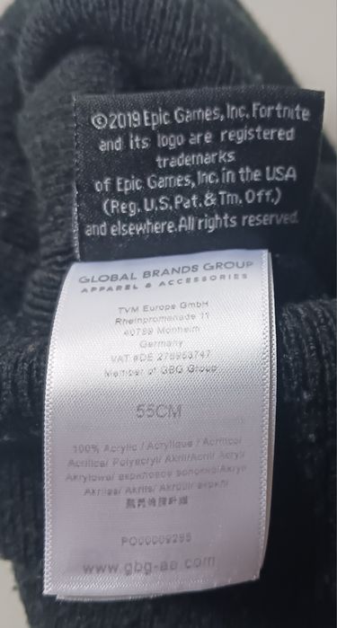 Fortnite czapka zimowa, 55cm.