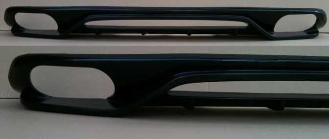 Dyfuzor zderzaka tył ver 1 Audi A4 B8 TFB TUNING