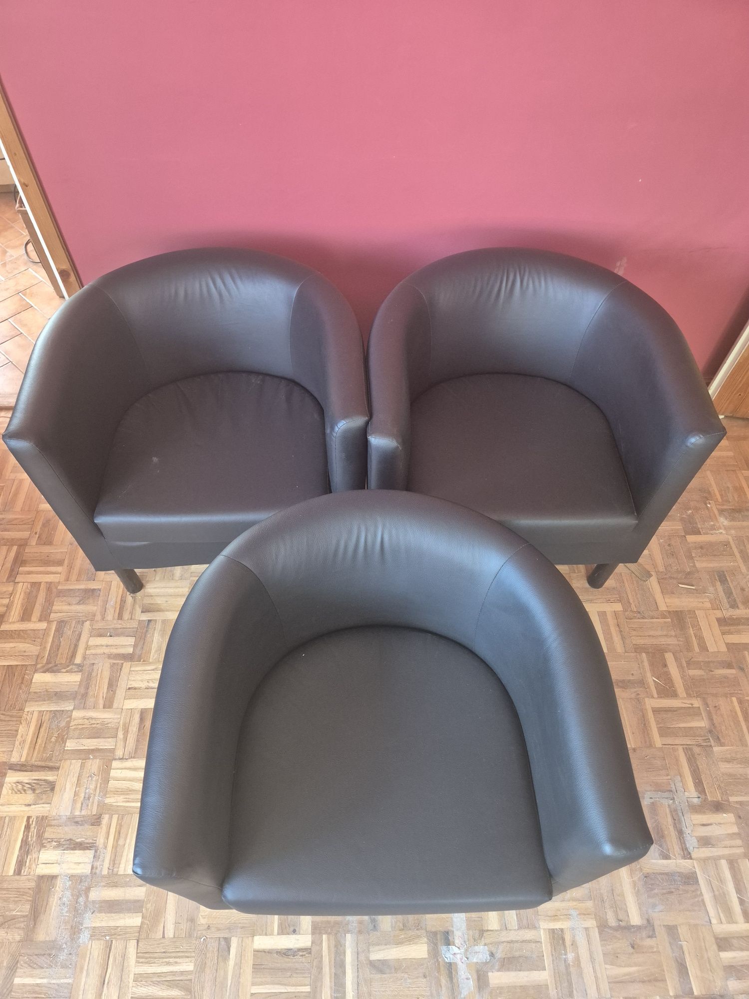 Fotele klubowe / biurowe IKEA Solsta Olarp 3szt