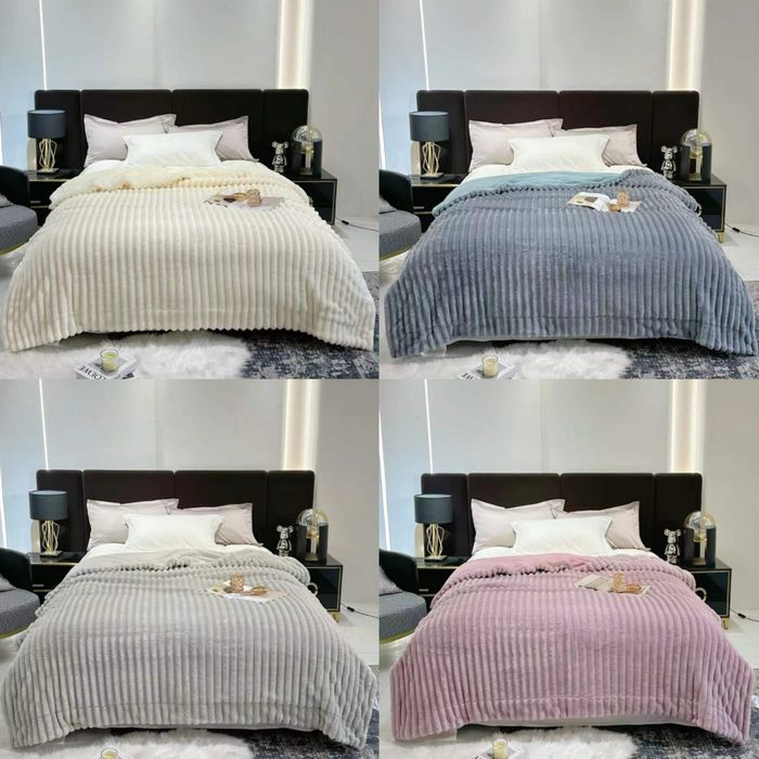 Двостороннє приємні мʼякі пледики на "Овчині" «Королівський Шарпей»