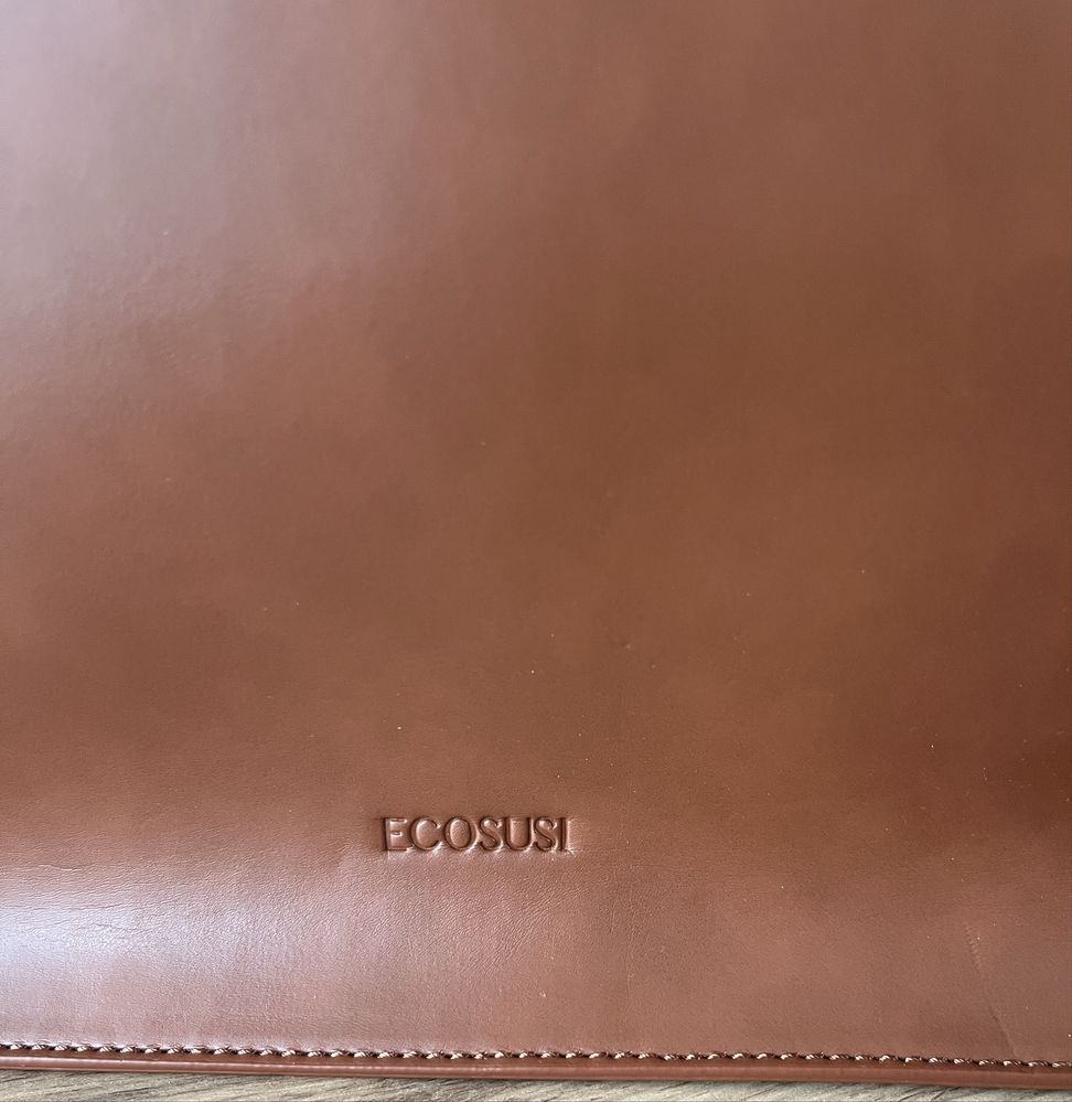 Torba  Ecosusi na ramię Vintage, torba na laptopa do 14 cali z kokardą