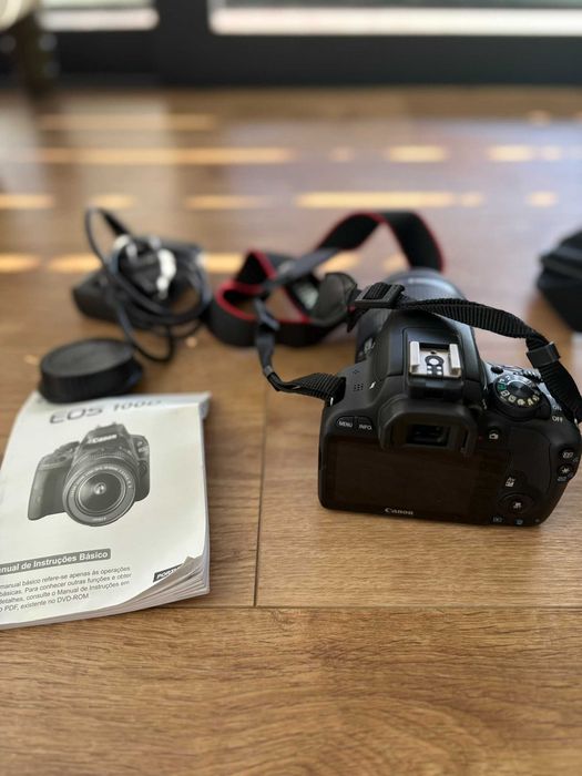 Canon EOS 100D + Lente 18-55mm IS STM – Como nova!