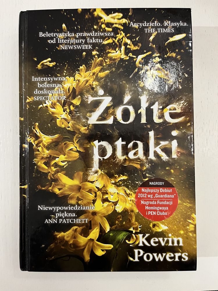 Książka „Żółte ptaki” Kevin Powers