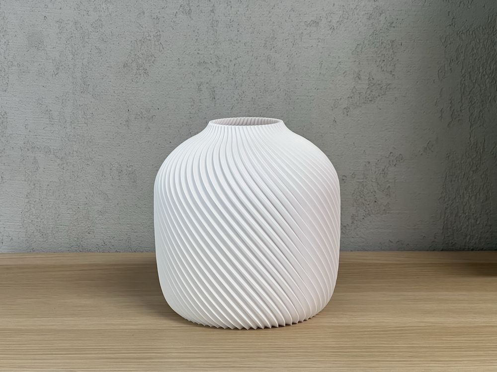 WAZON • Spiralny Mały 15cm • BIAŁY