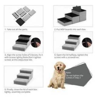 3-ступеневі складні сходи для собак