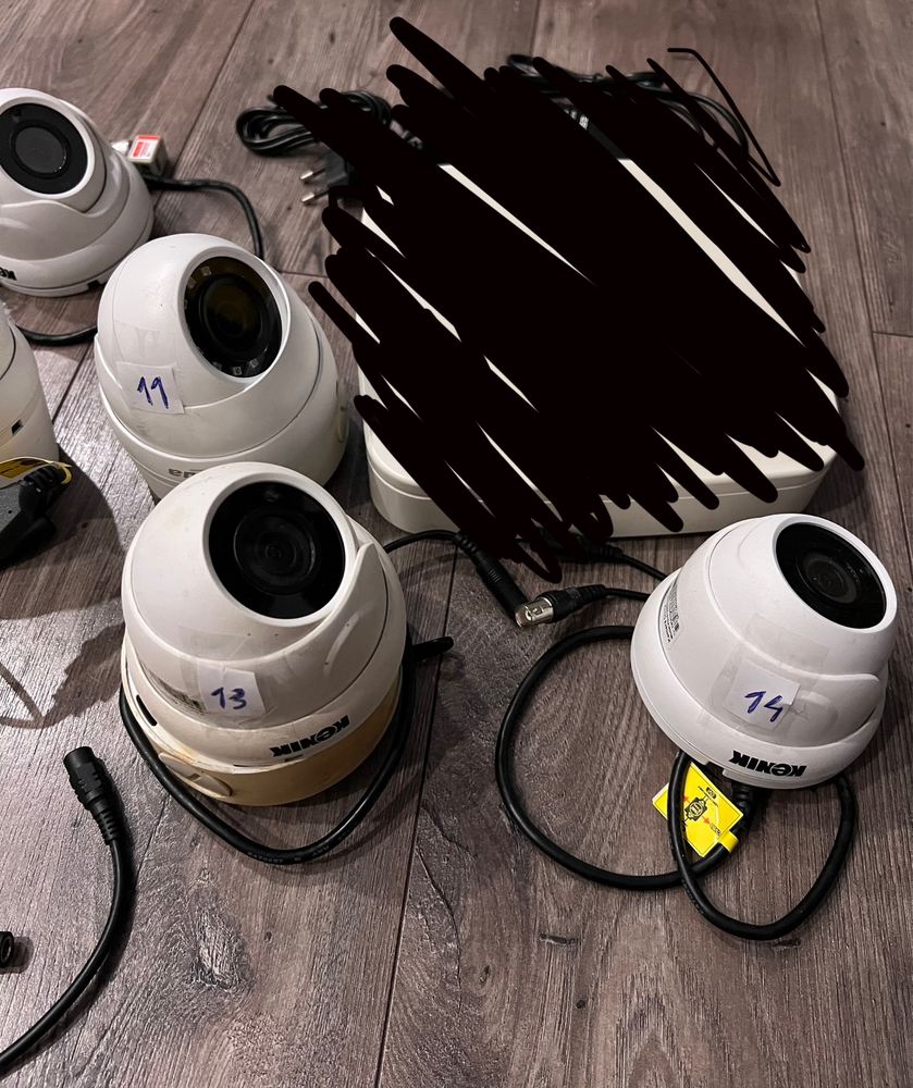 Monitoring zestaw 5 kamer kenik i dahua, rejestrator dahua