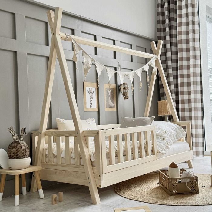 Magiczne Łóżko Tipi Luletto 190x90 - Stwórz Wymarzoną Przestrzeń!