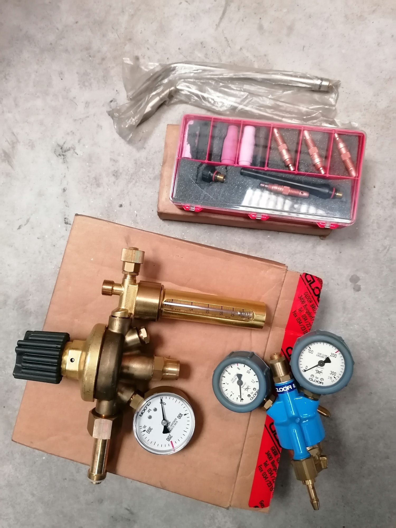 Material gas novo