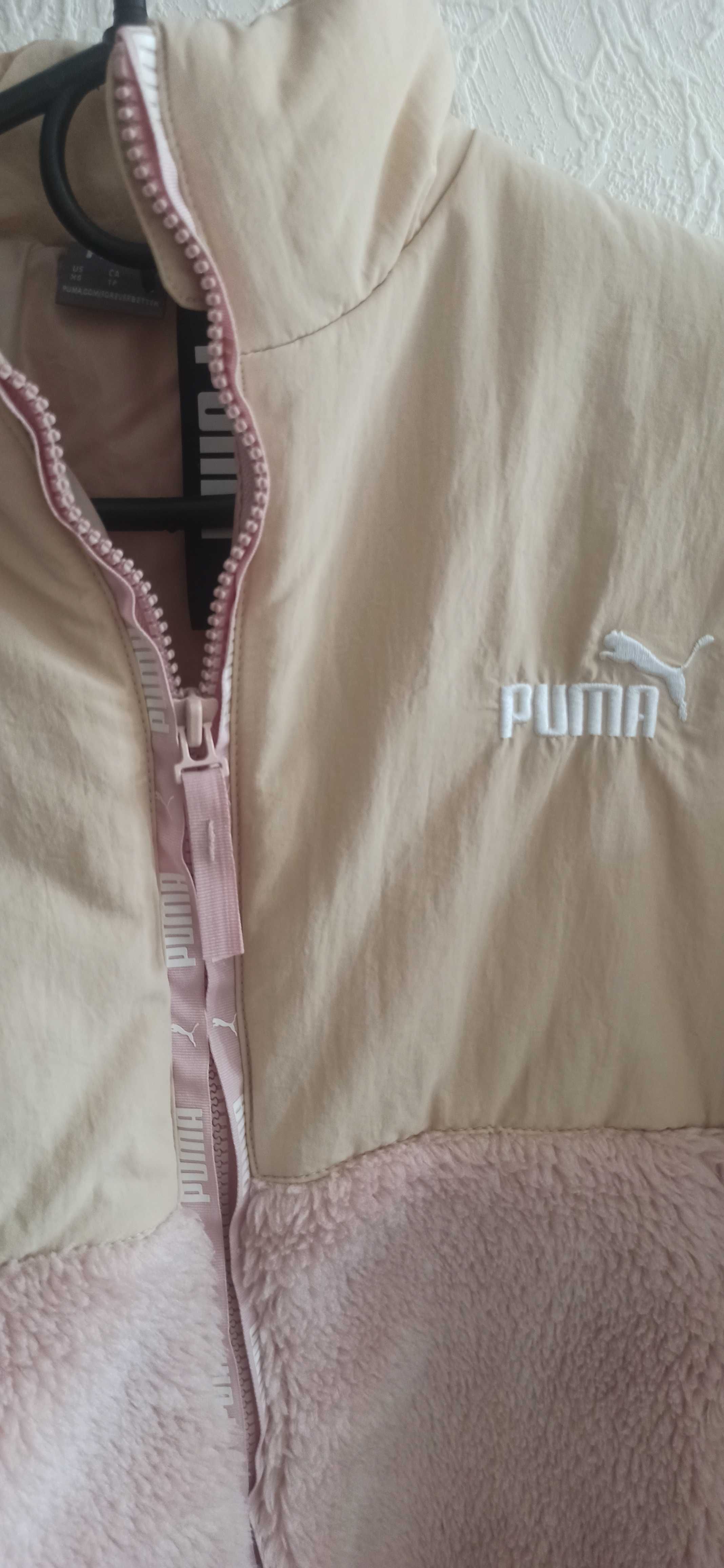 Женская шерпа Puma [Пума]. Женская куртка демисезонная. Ветровка пума