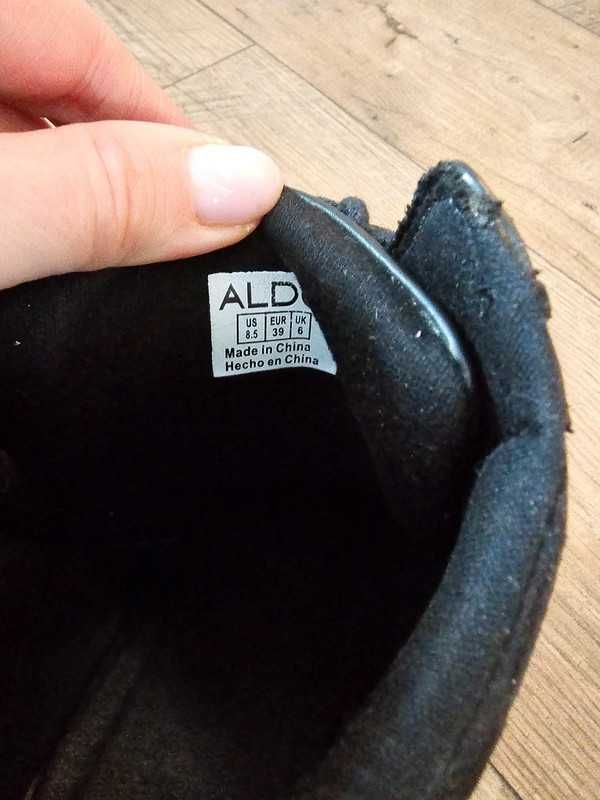 eleganckie sportowe sneakersy na koturnie Aldo 39 kobiece