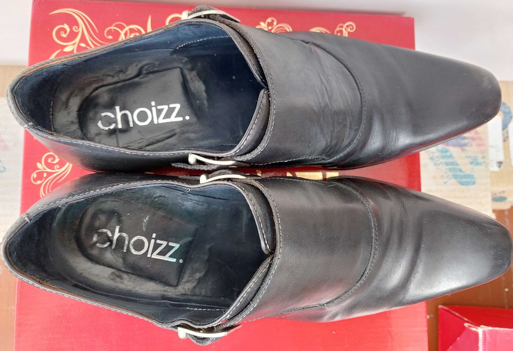 Шкіряні чоловічі туфлі-монки Choizz 45 р