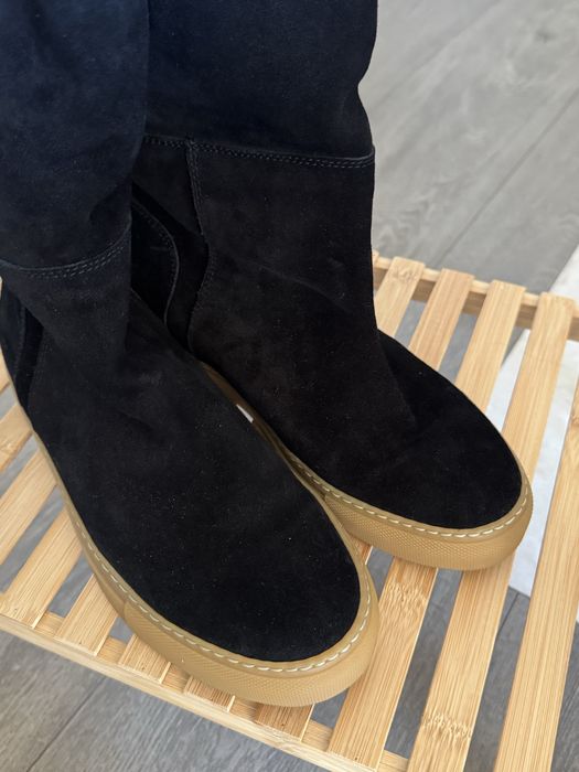 Зимні замшеві черевики Escada 37 розмір