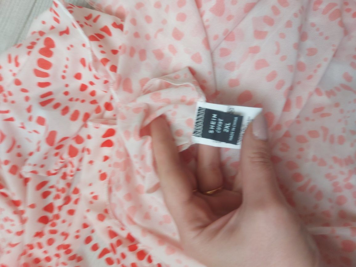 Пляжна накидка сітка Shein xl-xxl