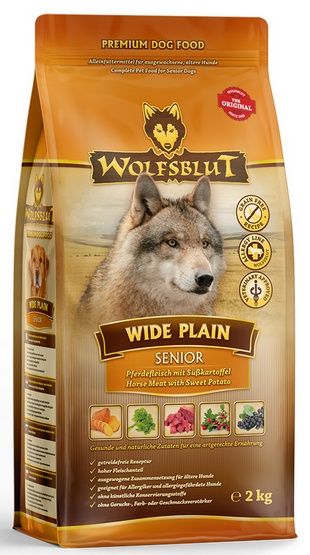 Lekkostrawna karma dla starszego psa Wolfsblut Konina i bataty 2kg