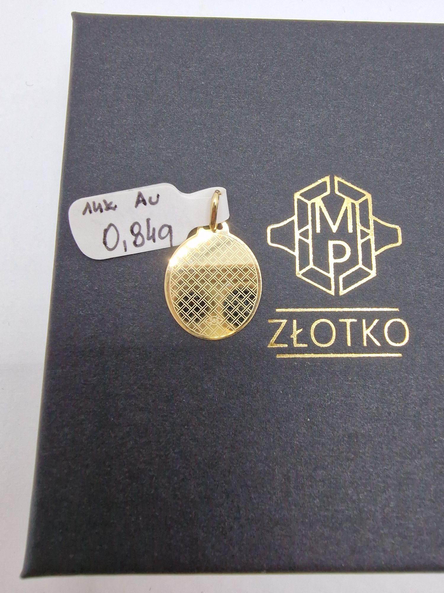 Zawieszka Aniołek złoto 585