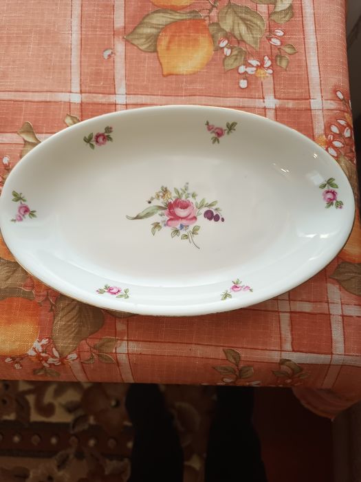 Блюдо,вінтаж, Мейненський букет, Чехословаччина