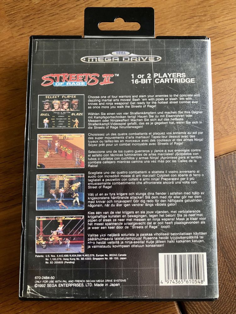 Streets of Rage II Mega Drive