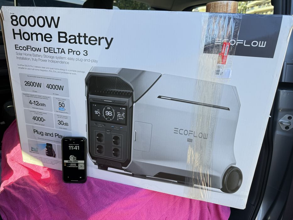 Портативная зарядная станция Екофлов Дельта Про 3, Ecoflow Delta Pro 3