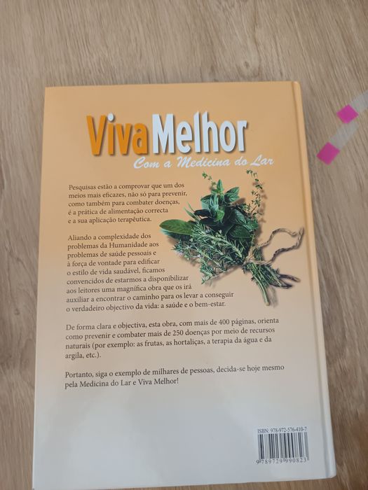 Livro sobre plantas medicinais