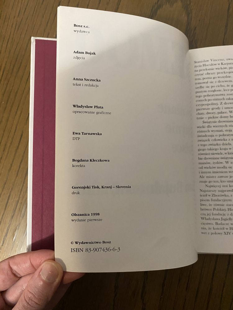 Domus Dei Drewniane Świątynie w Polsce Adam Bujak 1998