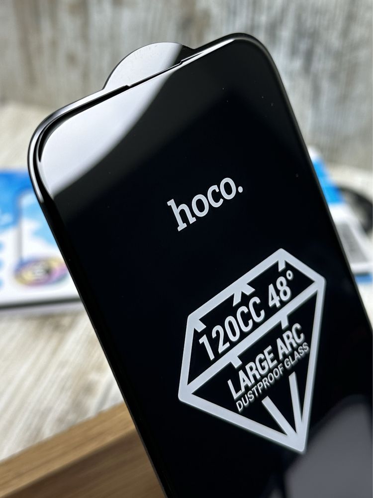 Стекло Hoco A34 на iPhone 15/ 15 Pro/ 15 Pro Max. Прочное