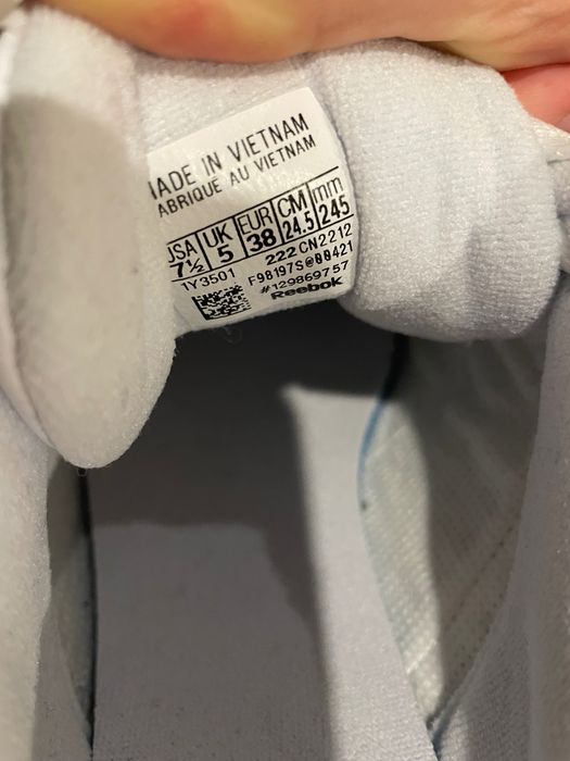 Sneakersy damskie Reebok Classic białe rozmiar 38