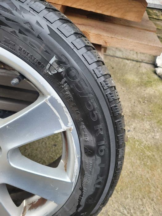 Продам шини з дісками 205 55 r16 5/112