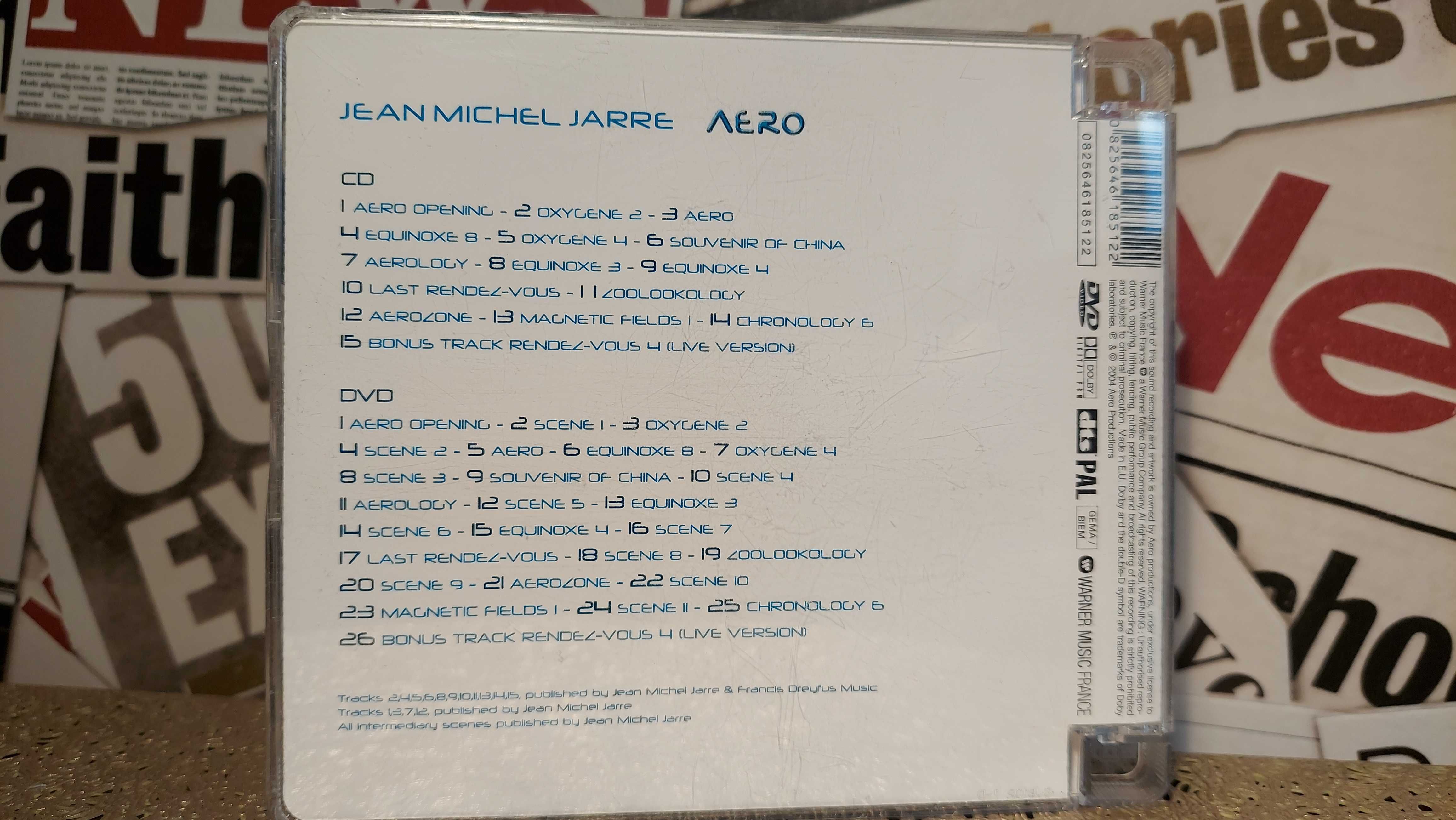 Jean Michel Jarre - Aero The Best Of + New Tracks CD + DVD