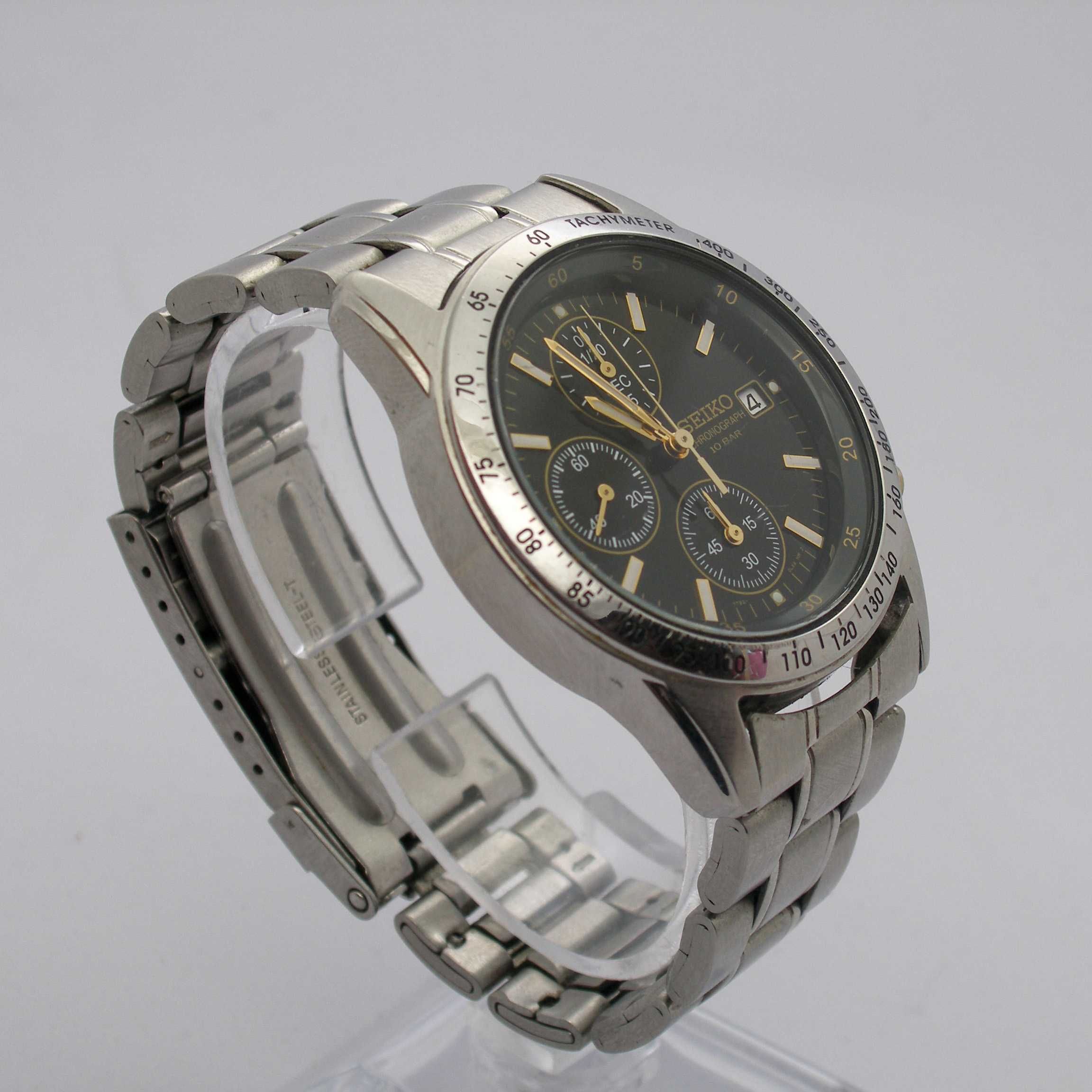Zegarek Seiko SBTQ043 Tachymeter Chronograf