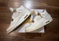 Jordan 4 sail gold