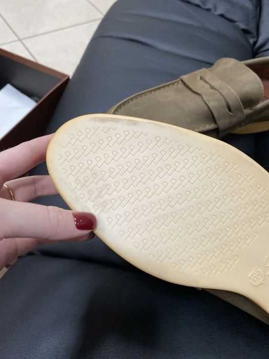 Лофери чоловічі хакі шкіряні 42 та 43р