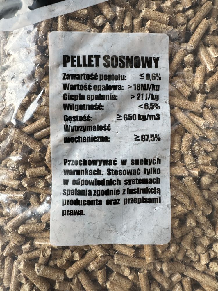 Pellet Sosnowy  z Certyfikatem A-1