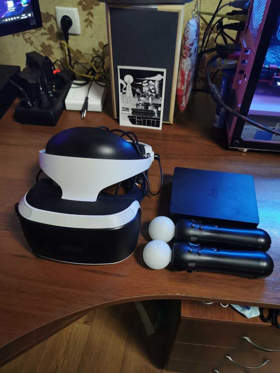 Набор из Playstation 4 pro, Playstation VR + набор игр и аккаунт