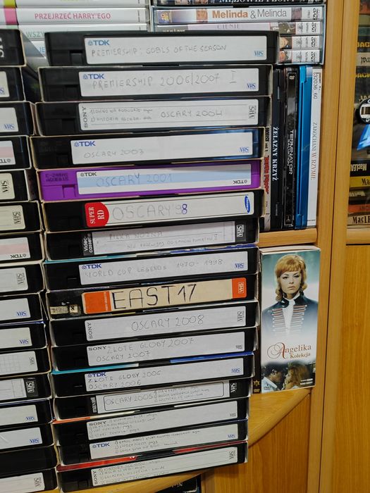 Nagrane kasety VHS Filmy piłka nożna oscary