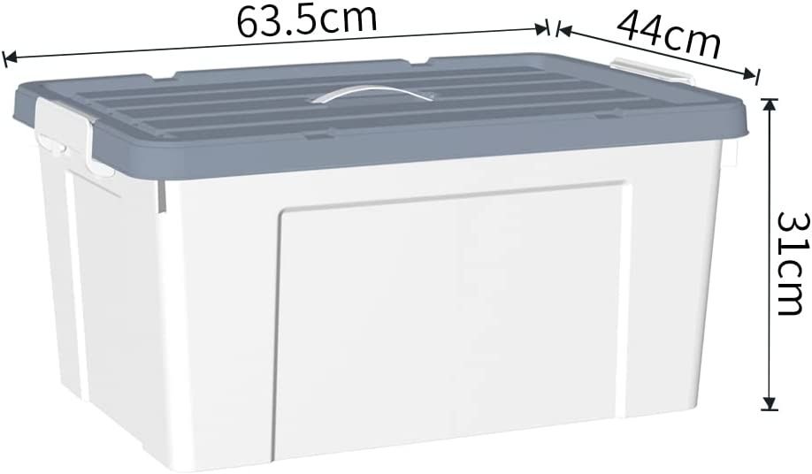 Caixa plástica arrumação (lote 4 novas) 65l