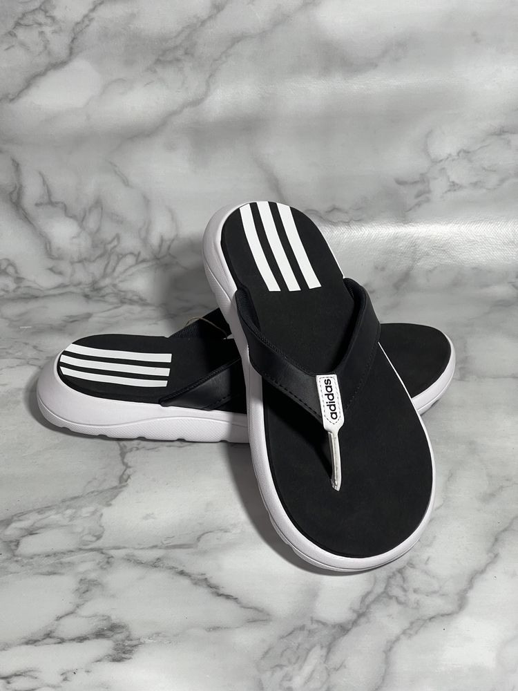 Нові Вʼєтнамки Adidas Пантолети Comfort Sportswear EG2069 чорні 37
