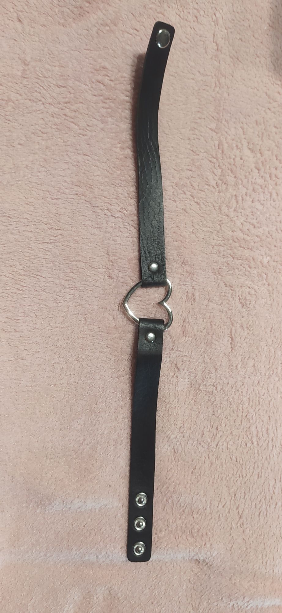 Choker/opaska z sercem