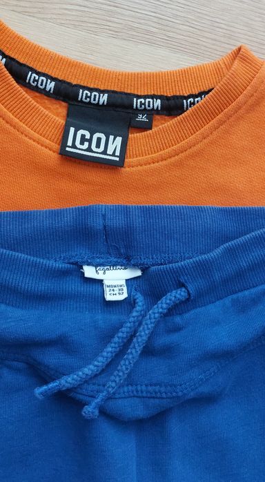 Zestaw spodnie bluza 92 dresowy zestaw