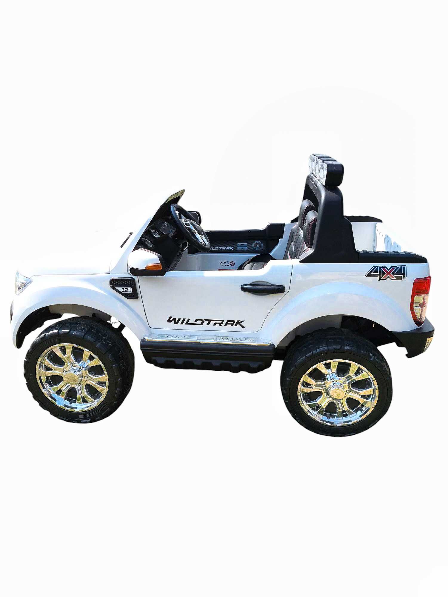 Samochód na akumulator dwuosobowy dla dzieci Ford Ranger 4x4 biały