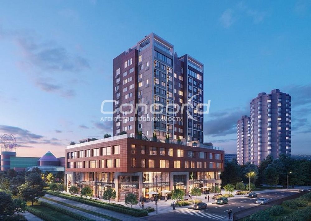 Оболонський просп., 6-А. ЖК "Obolon Plaza". Двокімнатна