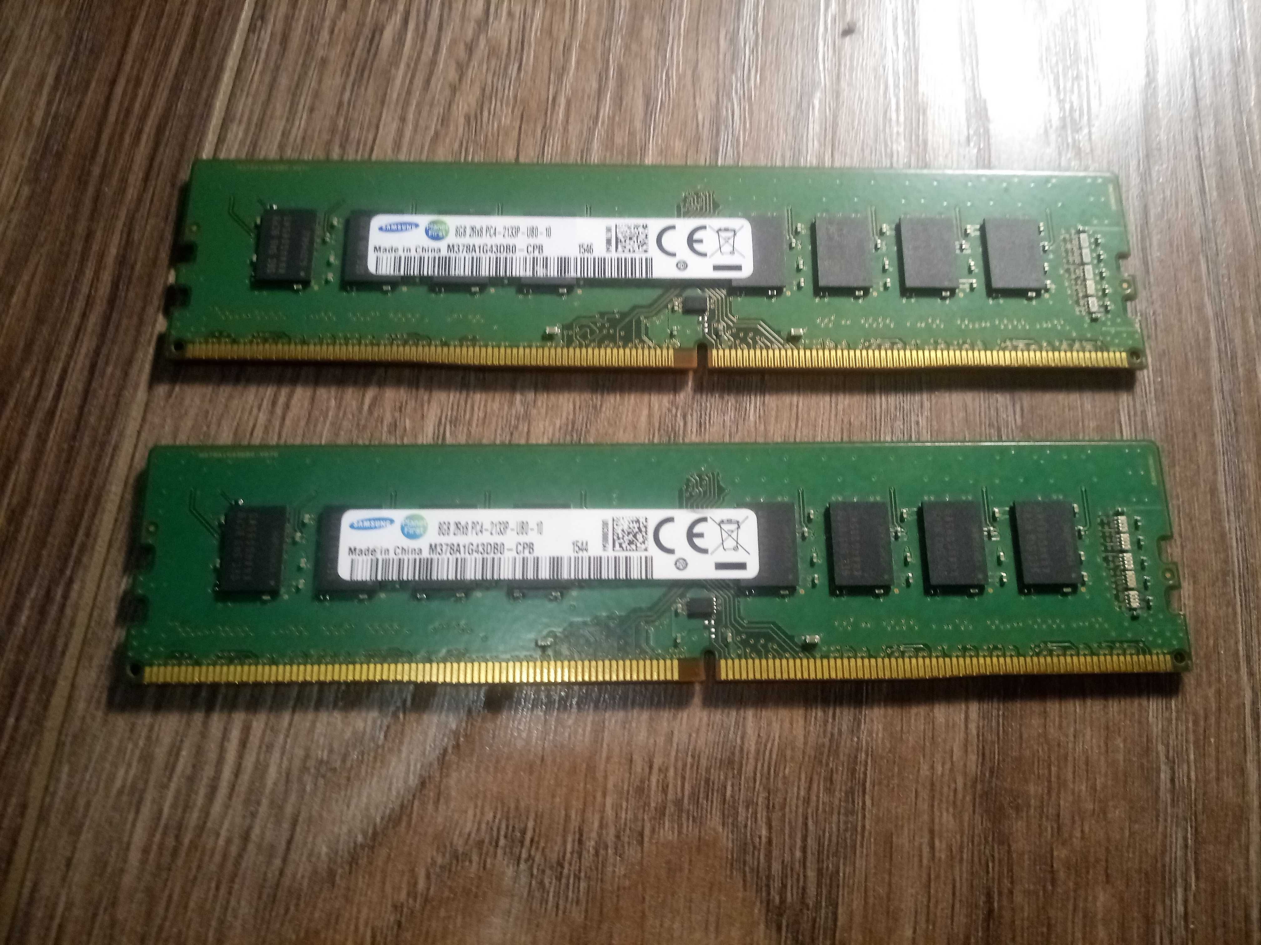 Оперативна пам'ять DDR4, 16gb 2133, Samsung (2x8) gb