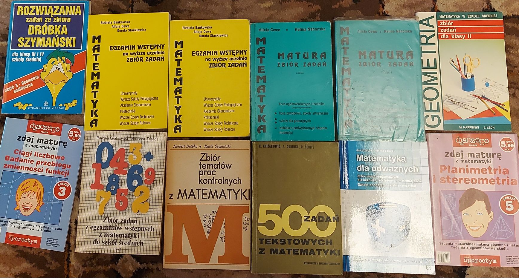 Prawie 50 książek z matematyki Kangur Matematyczny konkursy olimpiady