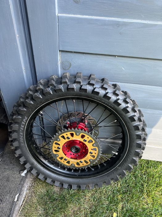 Kompletne tylne koło do crossa felga opona