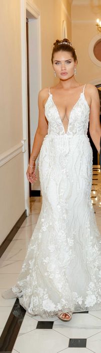 Zjawiskowa suknia ślubna Ida Torez + welon GRATIS!